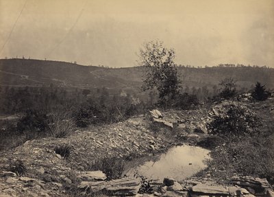 Mission Ridge fra Orchard Knob av George N. Barnard