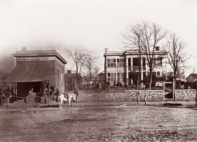 Provost Marshals hovedkvarter, Chattanooga, ca. 1864. av George N. Barnard