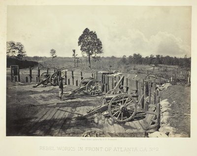 Rebel Works foran Atlanta, GA, nr. 2, 1864. av George N. Barnard