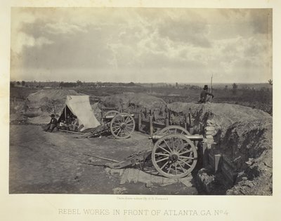 Rebel Works foran Atlanta, GA, nr. 4, 1864. av George N. Barnard
