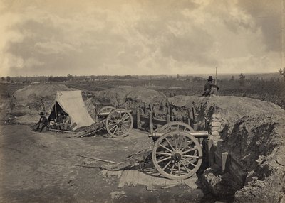Konfødererte befestninger foran Atlanta, Georgia, nr. 4 av George N. Barnard