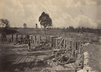 Rebel Works foran Atlanta, Georgia nr. 2, 1860-tallet. av George N. Barnard