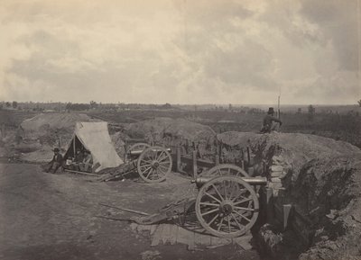 Rebel Works foran Atlanta, Georgia nr. 4, 1860-tallet. av George N. Barnard