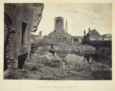 Ruiner i Charleston, S.C., 186566. av George N. Barnard
