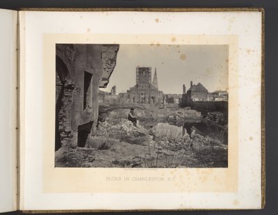 Ruiner i Charleston, Sør-Carolina av George N. Barnard