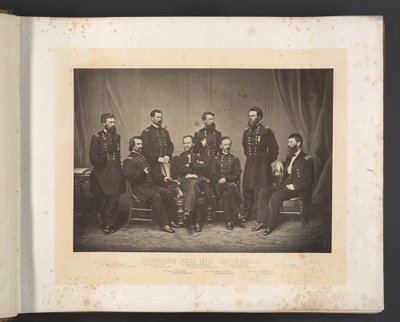 Sherman og hans generaler av George N. Barnard