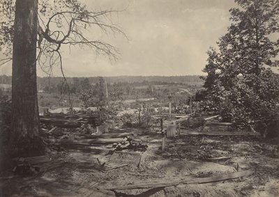 Battle Field of Peach Tree Creek, Georgia, 1860-tallet. av George N. Barnard
