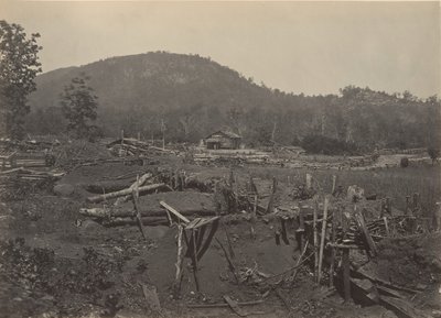 Fronten til Kenesaw Mountain, Georgia, 1860-tallet. av George N. Barnard