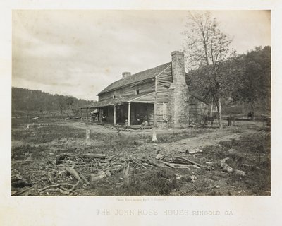 John Ross-huset, Ringgold, Georgia av George N. Barnard