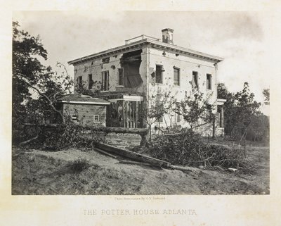 Potter-huset, Atlanta av George N. Barnard