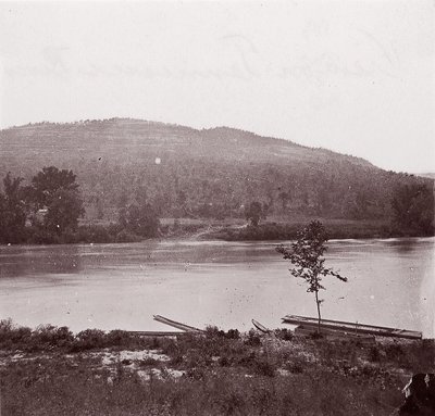 Utsikt over Tennessee River, ca. 1864. av George N. Barnard