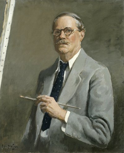Selvportrett av George Oberteuffer