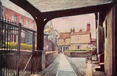 Tombland Alley (farge litho) av George Parsons Norman