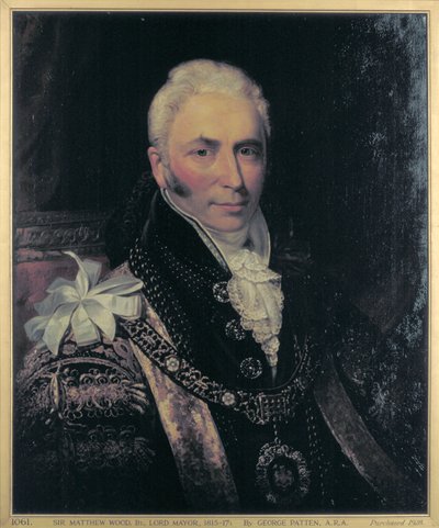 Sir Matthew Wood, Lord Mayor 1815-1817 av George Patten