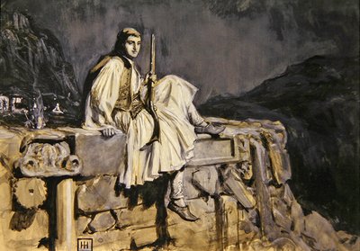 Gresk Guard (gouache på papir) av George Percy Jacob Hood