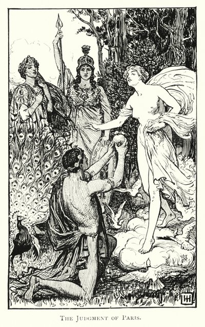 Odyssey: The Judgment of Paris (gravering) av George Percy Jacomb Hood