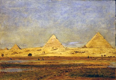 Pyramidene og sfinksen i Giza av George Price Boyce