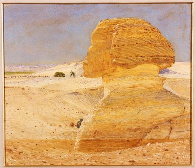Den store sfinksen ved Gizeh, 1862 av George Price Boyce