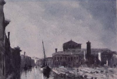 Sacca Della Misericordia, Venezia av George Price Boyce