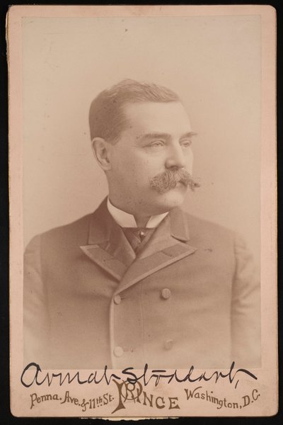 Portrett av Armat Stoddart 1842-1910, før 1892. av George Prince