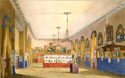 En utstilling i Old Town Hall, Oxford, 1854 av George Pyne