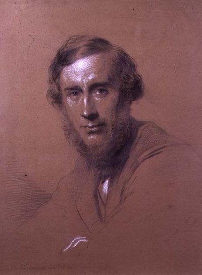 John Tyndall (1820–93) 1864 (fargestift) av George Richmond