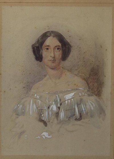 Portrett av Fanny (Frances) Cartwright av George Richmond