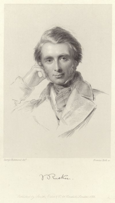 Portrett av John Ruskin av George Richmond