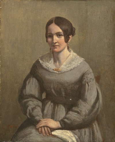 Portrett av en ung kvinne, av George Richmond