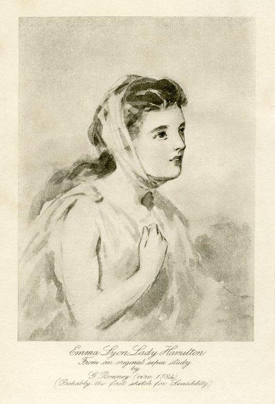 Emma Lady Hamilton av George Romney