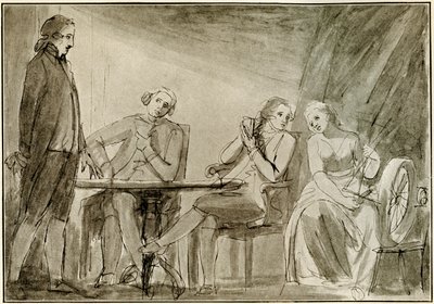 Emma Lady Hamilton i Romneys Studio av George Romney