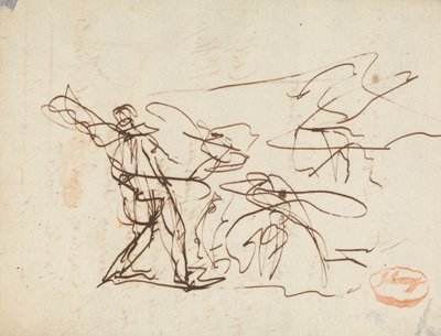Figursammensetningsstudie 25 av George Romney