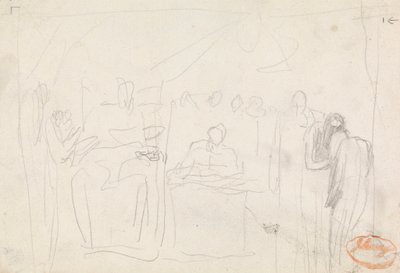 Figursammensetningsstudie 35 av George Romney