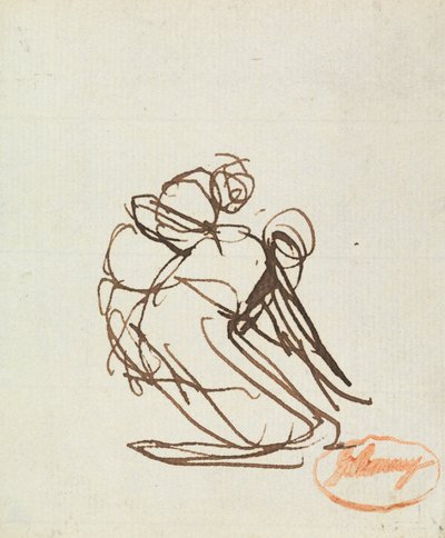 Figurstudie 10 av George Romney