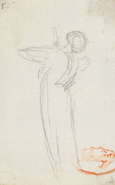Figurstudie elleve av George Romney