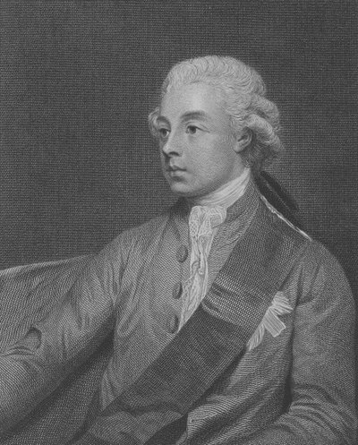 Frederick Howard, 5. jarl av Carlisle, gravert av John Keyse Sherwin, 1782 av George Romney
