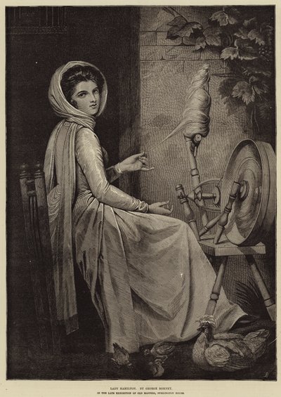 Lady Hamilton av George Romney