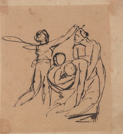 Sorggruppe av George Romney
