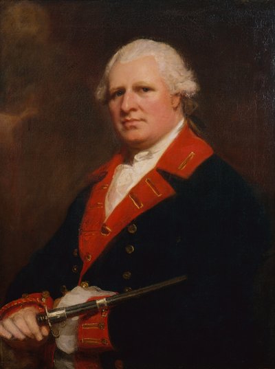 Portrett av oberst Patrick Duff (olje på lerret) av George Romney