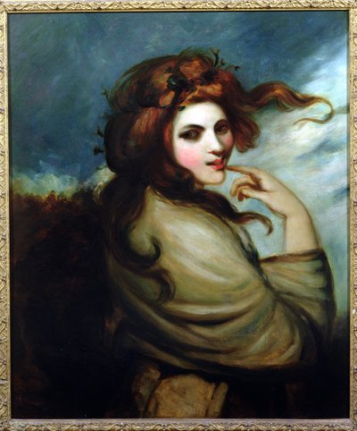Portrett av Emma Hamilton (ca. 1765-1815) av George Romney