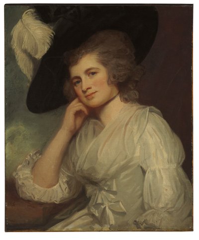 Portrett av Lady Laetitia A Court av George Romney