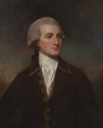 Portrett av en mann. av George Romney