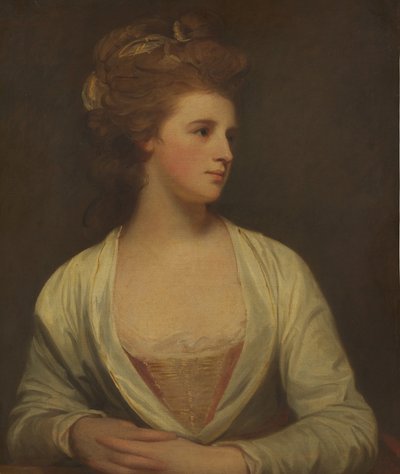 Portrait of a Woman, Said to Be Emily Bertie Pott døde 1782, 1781. av George Romney