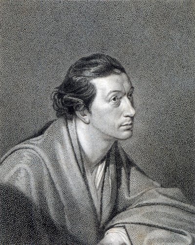 Richard Cumberland, gravert av James Hopwood av George Romney