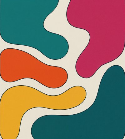 Flytende tilstand, 2025 (akryl på lerret) av George Rosaly