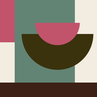 Off Beat abstrakt (digitalt) av George Rosaly