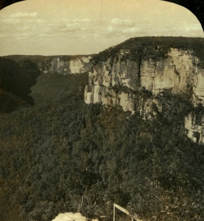 The Grose Valley, Blue Mountains, N.S.W., Australia, 1909. av George Rose