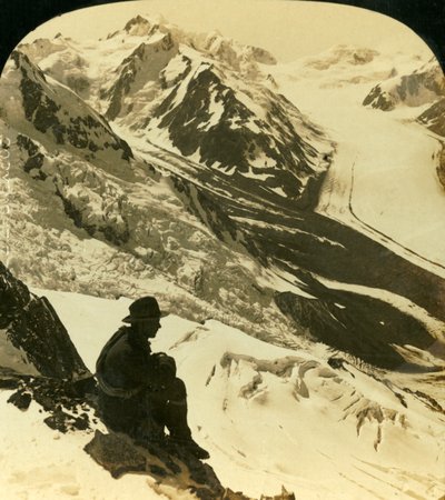 Tasman- og Rudolph-breene, Sør-Alpene, New Zealand, c1909. av George Rose