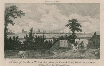 Utsikt over London og Westminster av George Samuel Elgood