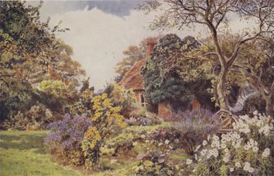 Stone Hall, Easton, vennskapshagen av George Samuel Elgood